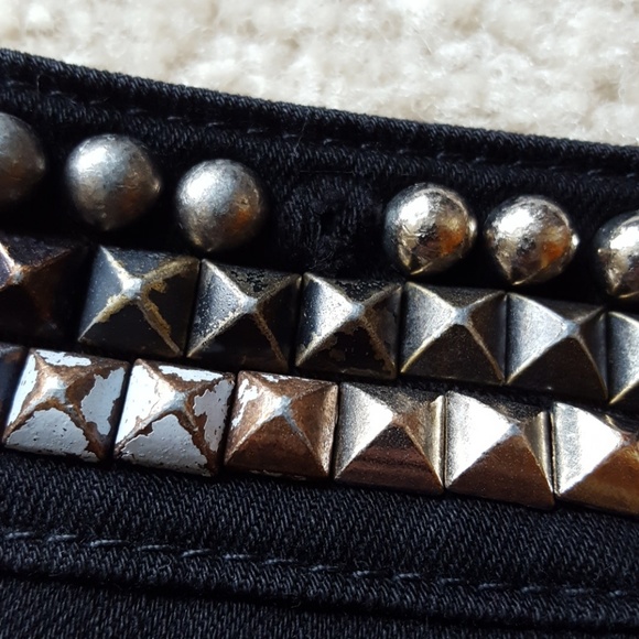 RARE True Religion "Charlie" Studded Bell/Flare Jean - Picture 5 of 8